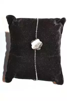 Bracelet Fleur Argent